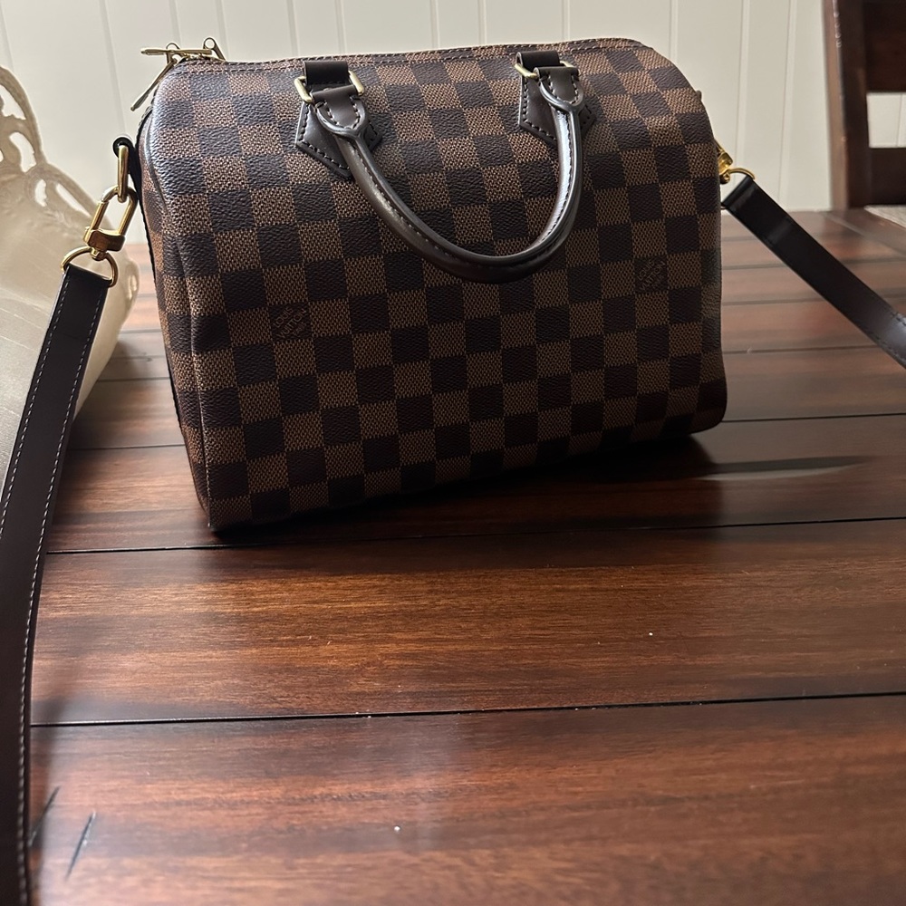 Louis Vuitton Speedy B 25 Damier Ebene